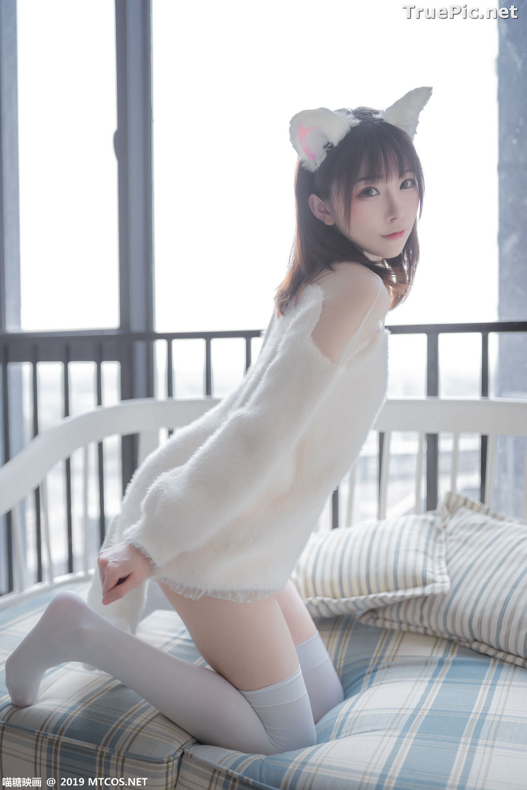 Image [MTCos] 喵糖映画 Vol.027 – Chinese Cute Model – Beautiful White Cat - TruePic.net - Picture-2