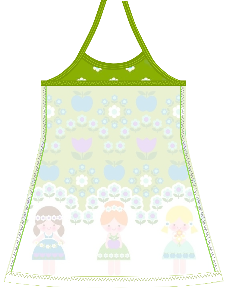 rood jurkje met spaghettibandjes