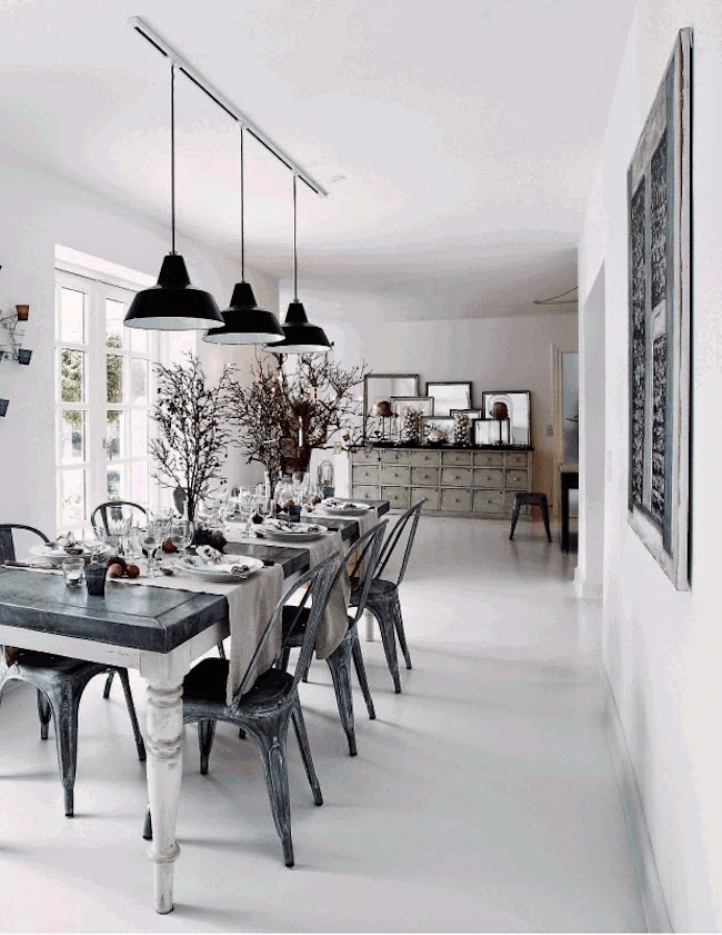 Un hogar ecléctico en Navidad