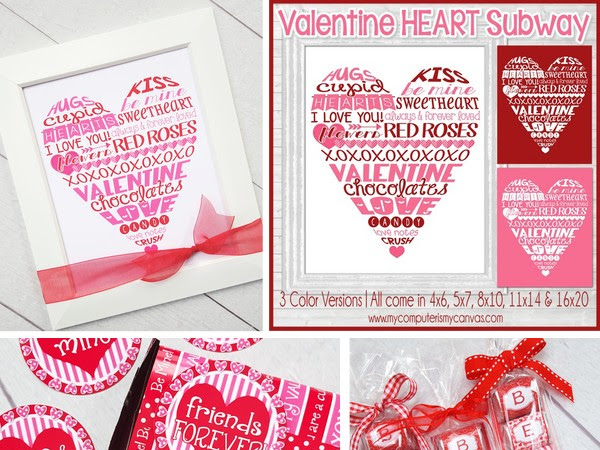 {NEW IN THE SHOP} Valentine Printables!!