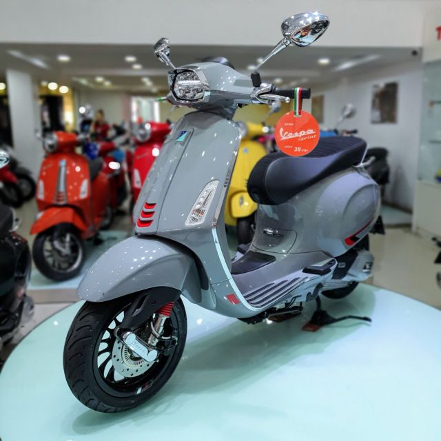 Vespa Sprint 125 GREY MATERIA 2022  màu xám  PIAGGIO MIỀN NAM  VESPA  MIỀN NAM  ĐẠI LÝ ỦY QUYỀN PIAGGIO VIỆT NAM