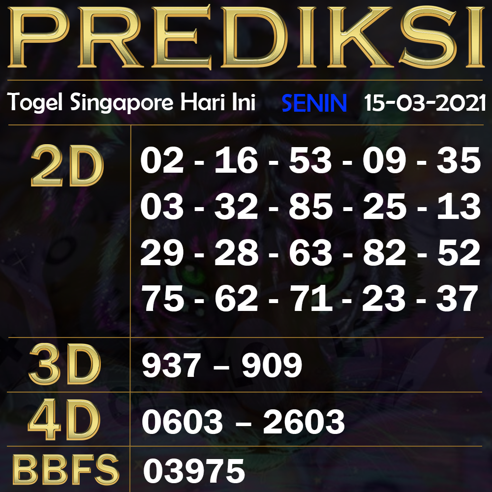 13+ Sgp Live Hari Ini Togel