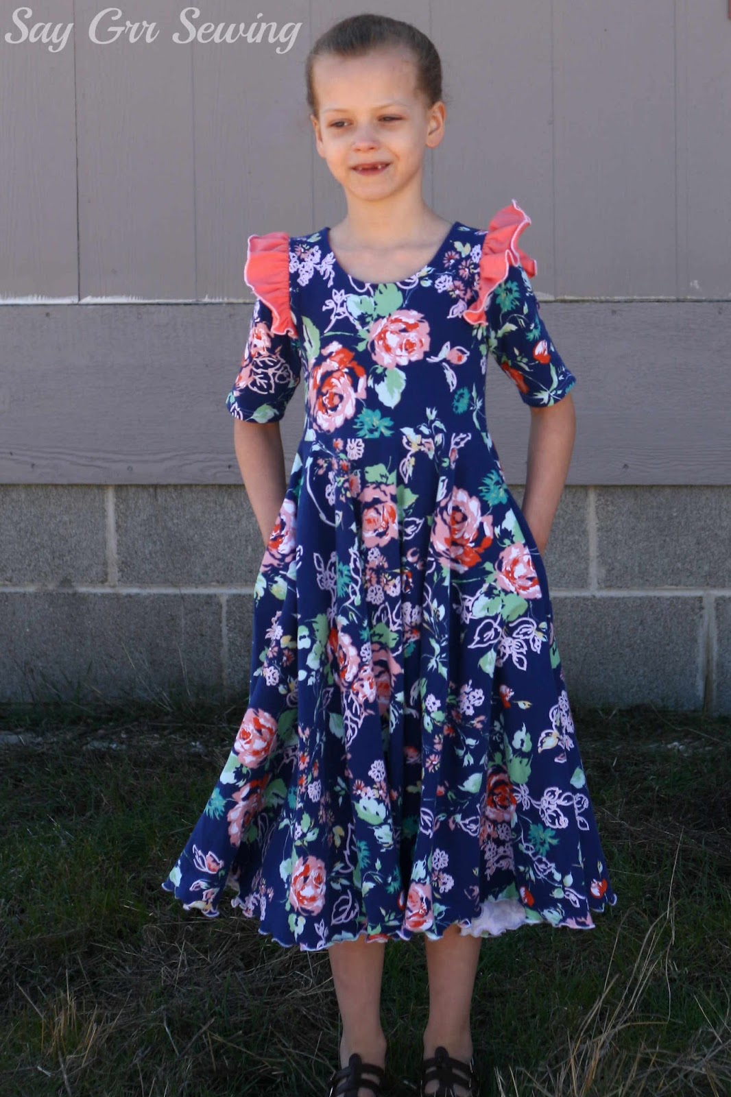 Say Grr Sewing: Isla Dress And 7 Years Old