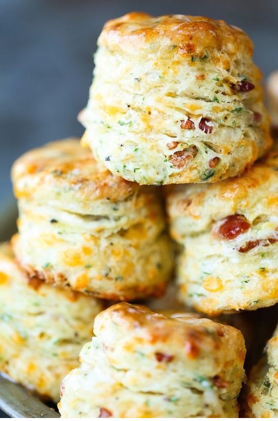 Black Pepper Cheddar Bacon Biscuits