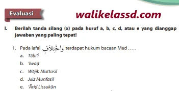 Kunci Jawaban Pai Kelas 12 Halaman 57 59 Evaluasi Bab 3 Wali Kelas Sd