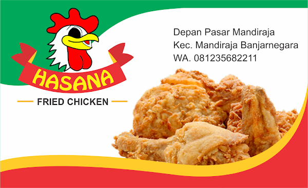 DESAIN GRATISAN KARTU NAMA HASANA FRIED CHICKEN DESAIN GRATISAN KARTU NAMA HASANA FRIED CHICKEN