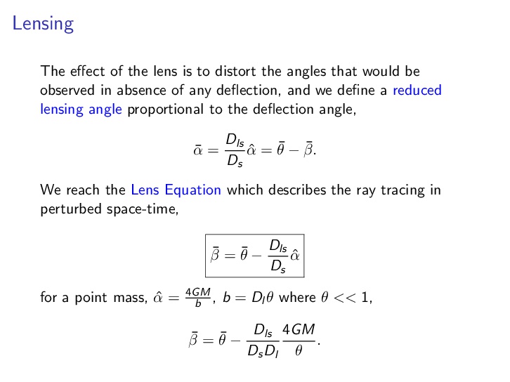 Gravitational Lensing and Interstellar