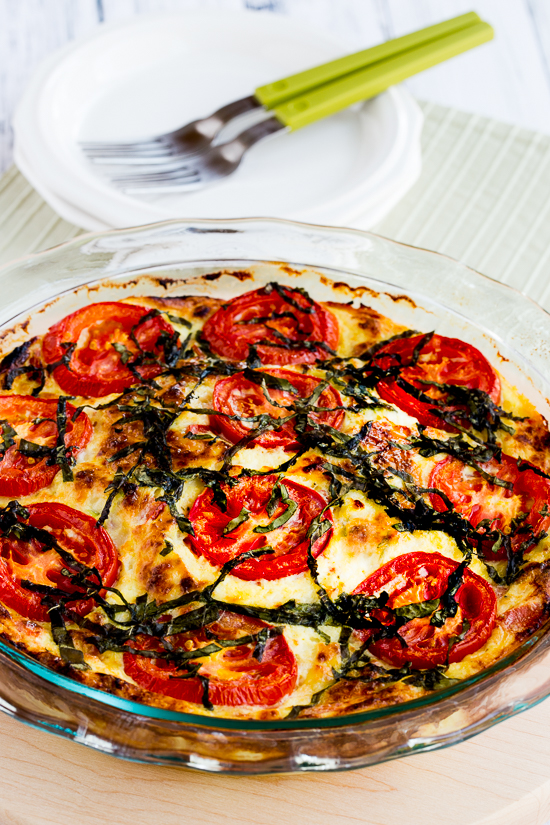 Kalyn's Kitchen® Crustless ThreeCheese TomatoBasil Quiche
