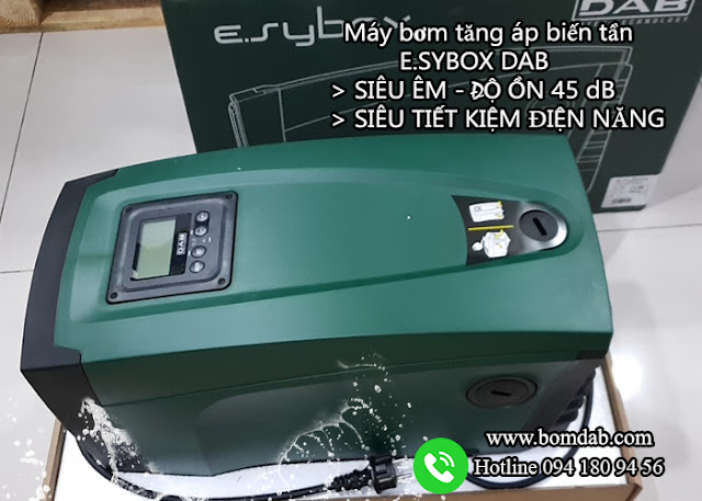 Máy bơm tăng áp Esybox kết nối không dây, biến tần điều chỉnh