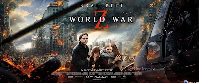 World War Z Banner POster Brad Pitt