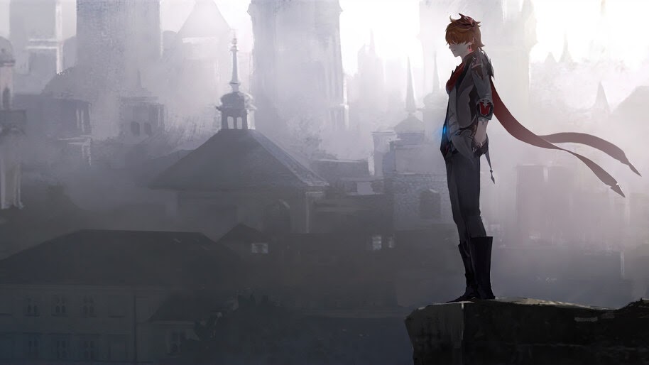 8.1636, Childe, Genshin Impact, 4K Wallpaper