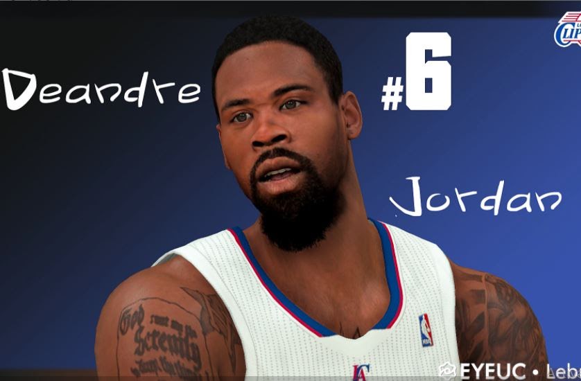 NBA 2K21 DeAndre Jordan Cyberface and Body Model 3 Versions by Teacher