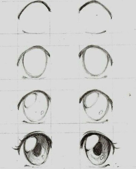 COMO DESENHAR OLHOS DE ANIME E MANGÁ FEMININO E MASCULINO