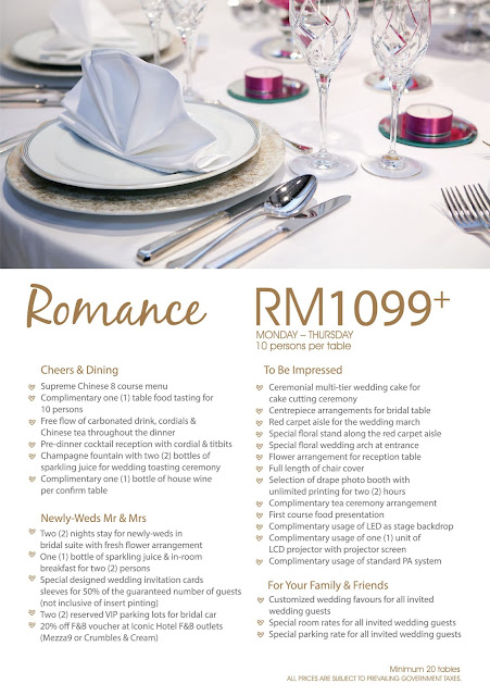 Iconic Hotel Penang introducing their new Wedding and Corporate Package