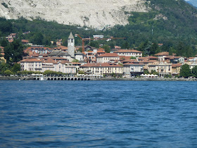 The waterfront at Baveno, Cardini's home town on the western shore of Lake Maggiore