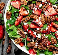 Southern Spinach & Strawberry Salad