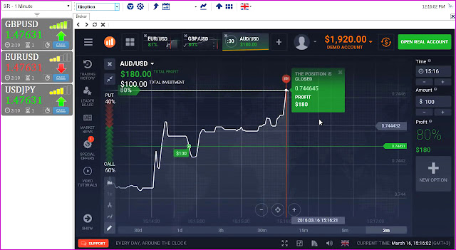 5 minute binary