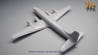 Delta Airlines Douglas DC-6, 1/144  scale model
