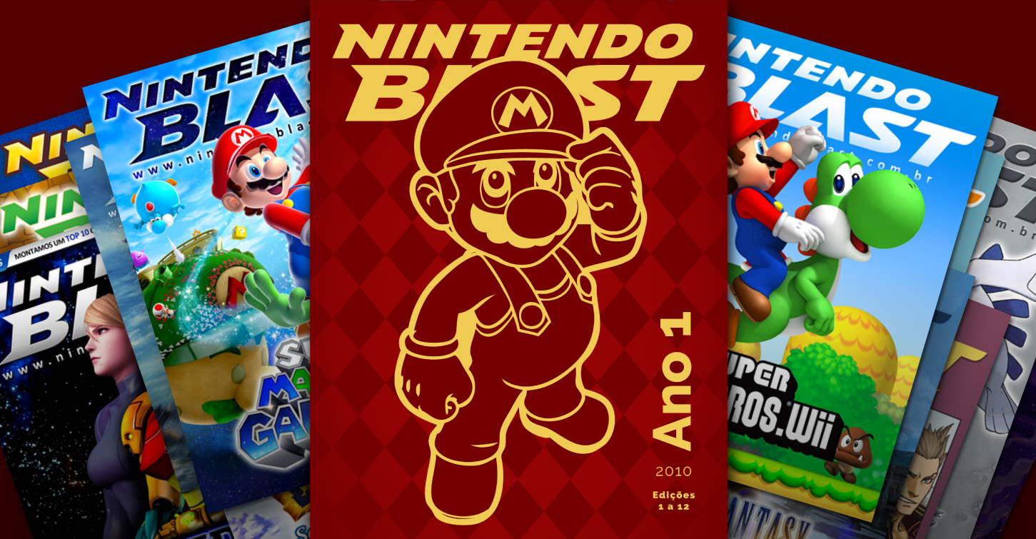 Por tempo limitado, baixe gratuitamente a coletânea com os 3 primeiros anos da Revista Nintendo Blast