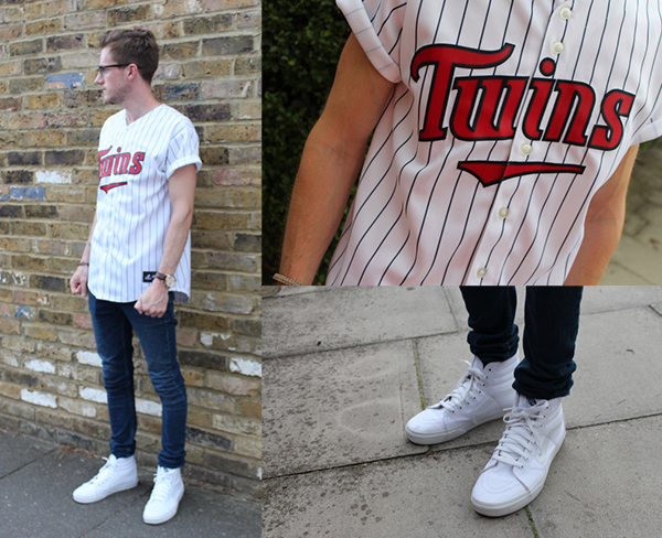 camisa com gola em v