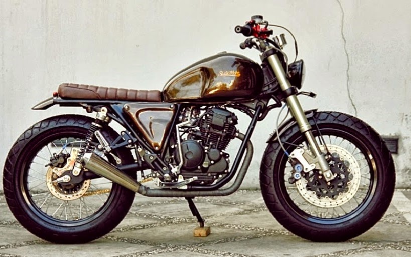 Trend Modifikasi Motor  Ala Retro Cafe  Racer  Jap s Style  