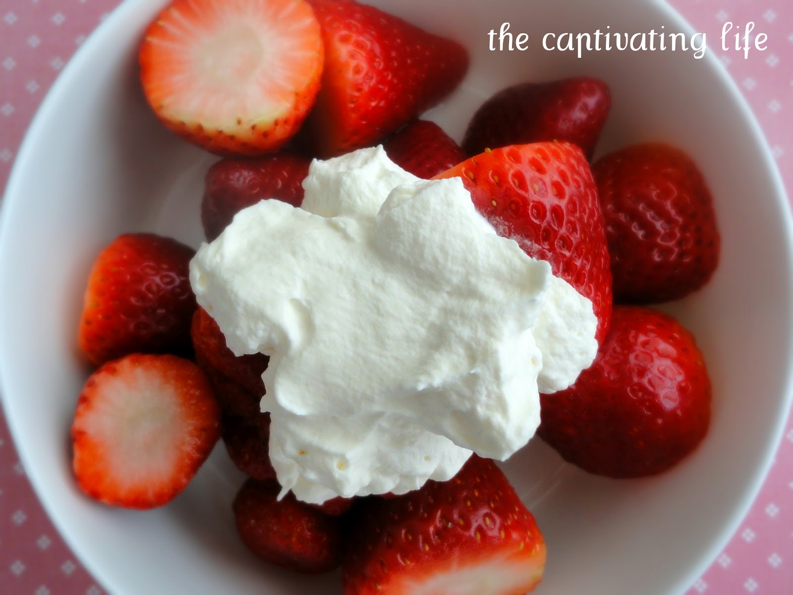 The Captivating Life Vanilla Whipped Cream