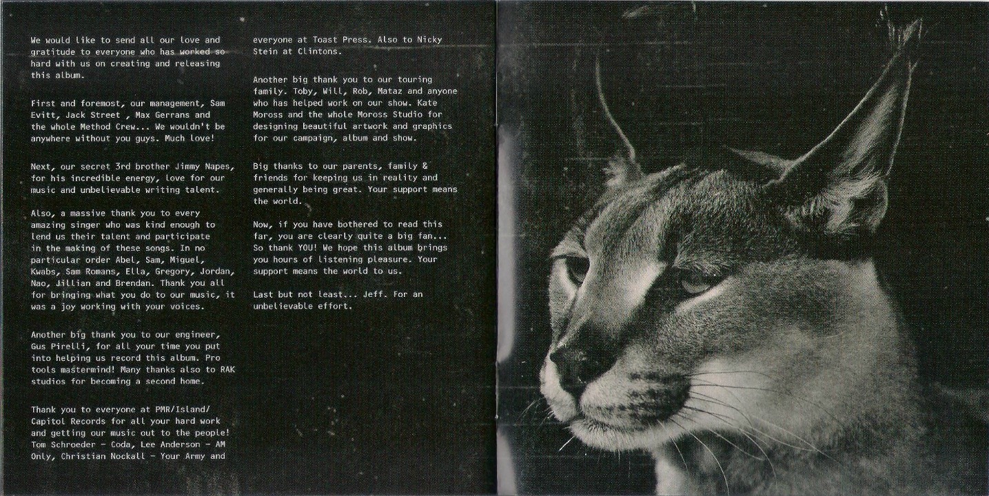 Encarte Disclosure Caracal Encartes Pop