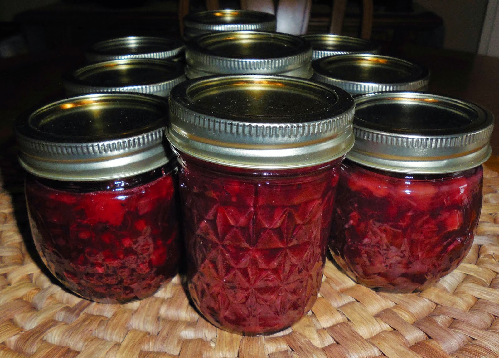 Wienerful Ideas: Easy Rhubarb Blueberry Preserves