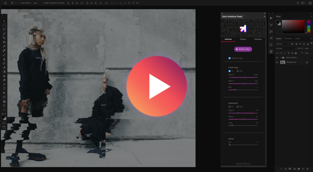 Glitch Vandalizer - Photoshop Plugin - 1
