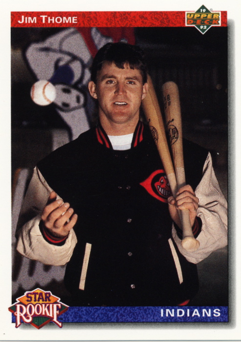 Number 5 Type Collection: 1992 Upper Deck Baseball #5, Jim Thome