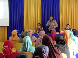 Kapolsek Idi Rayeuk Daulat Sosialisasi Vaksinasi Di SMKN 1 Idi September 21, 2021