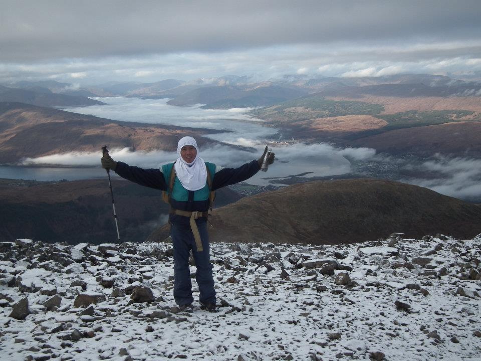 Dr.Jungle Boy with his big dreams Climbing Ben Nevis Mountain, Scotland
