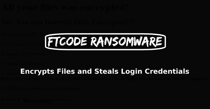 FTCODE Ransomware