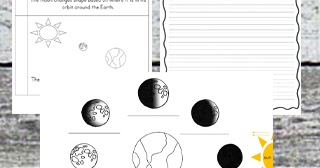 Kindergarten Worksheets and Games: FREE Moon Phases Worksheets