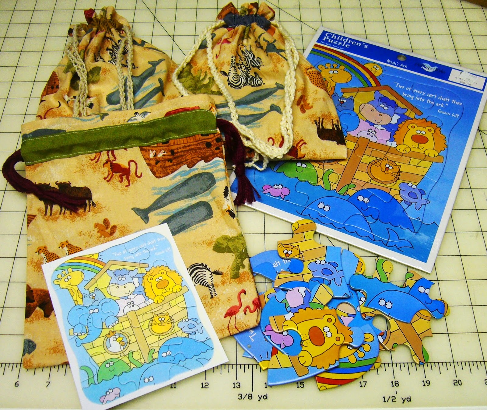 Simply Shoeboxes Fitting a puzzle in an OCC Go Shoebox