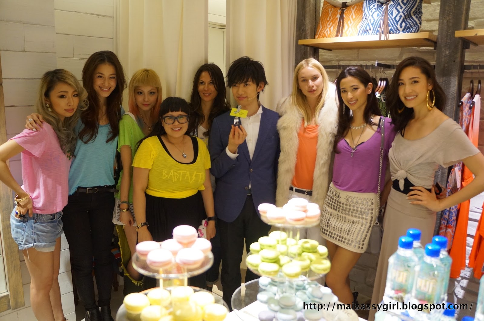 maisassygirl BLUE WORLD ROPPONGI HILLS SHOP OPENING PARTY