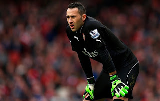Arsenal goalkeeper David Ospina on Valencia radar