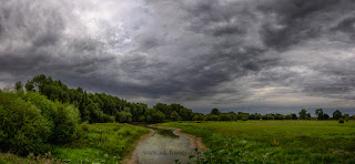 Panoramafoto Wetterfotografie Naturfotografie Lippeaue Ahsewiesen