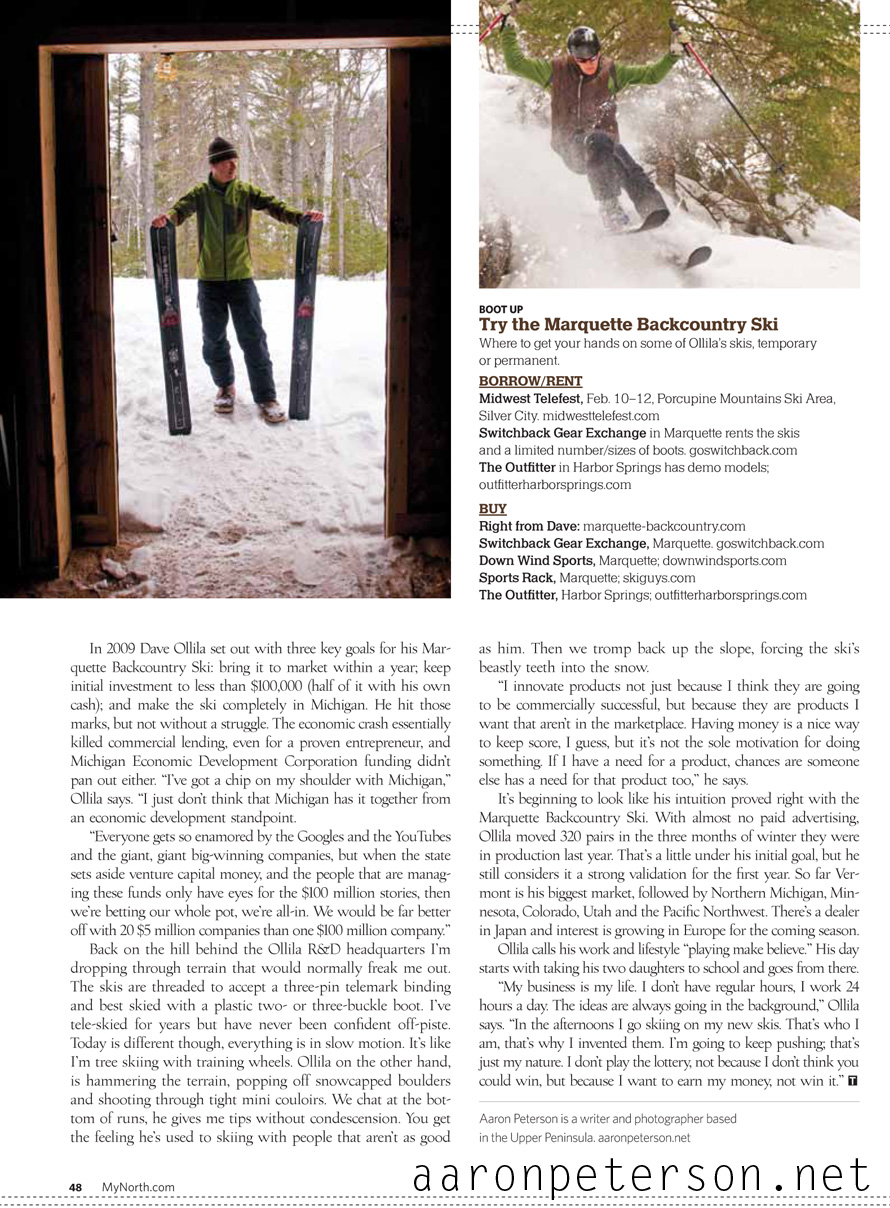 Aaron PetersonWriter and Photographer Recent WorkMarquette