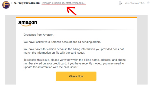 Amazon Spam Email