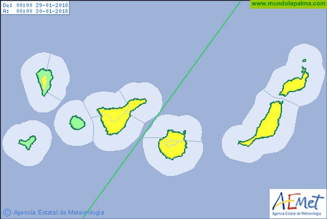 Nevadas en La Palma