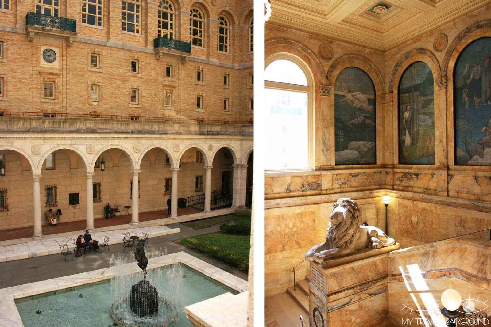 My Travel Background : Boston Public Library