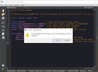 Firmware update notice Firmware update notice