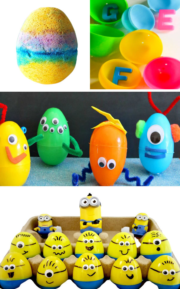 25+ fun & creative ways to use plastic Easter eggs.  Don't toss them or store them away; try these fun ideas instead! #plasticeastereggcrafts #plasticeggcrafts #plasticeastereggs #eastereggcraftsforkids #growingajeweledrose