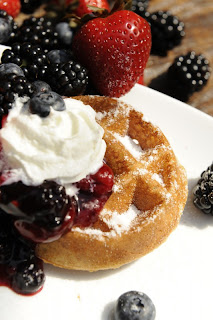 Sweet Treat From Belgium: Berry Good Waffles Recipe