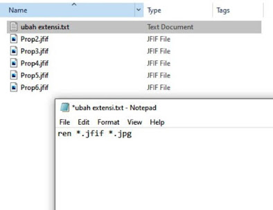 Cara Merubah Ekstensi File Sekaligus di Windows 10