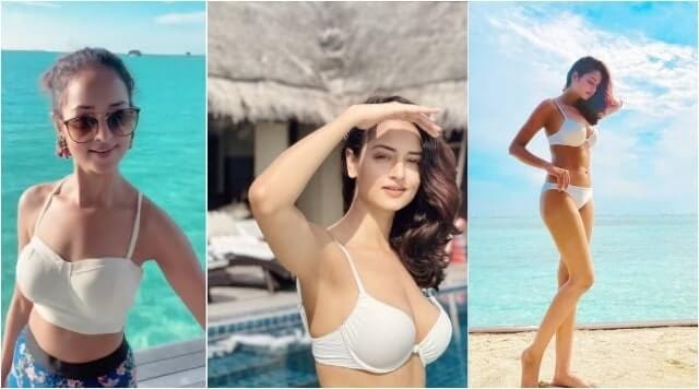 Shanvi Srivastava's Latest Hot Stills From Her Maldives Vacation Are Stealing The Hearts. : Bollywood News And Gossips | Celebrity Photos | South Film News
