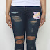 GHSLWear® Women Distress Jeans