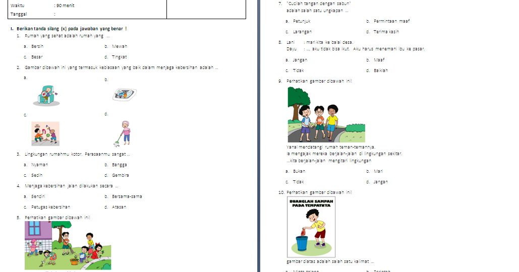 Soal Usbn Fikih Sd/Mi Kelas 6 Trend Kisi Kisi Soal Try