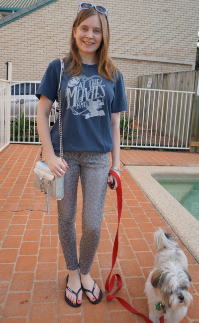 away from blue lifechurch at the movies tee grey skinny jeans